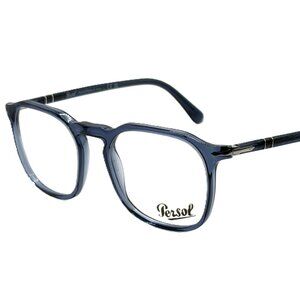 NEW PERSOL 3337-V 1197 Transparent Denim Blue Eyeglasses 50-19-140mm